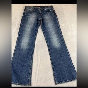 Lucky brand womens medium wash blue denim bootcut jeans size 8